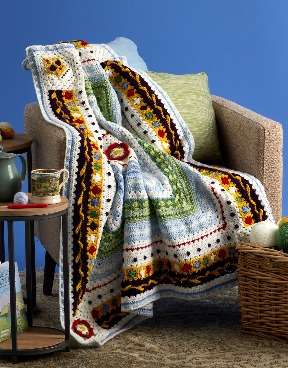 Sirdar Coronation Keepsake Blanket Crochet Along Kit Franklins Group